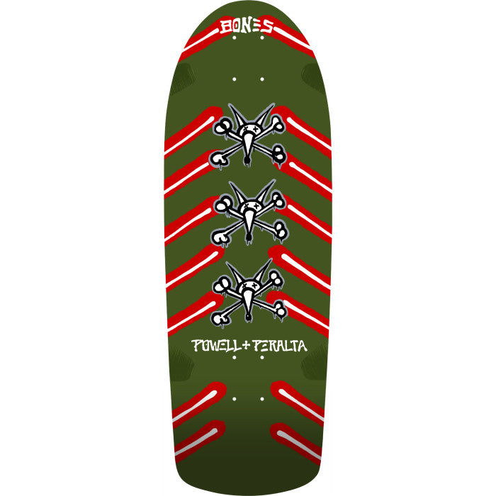 Powell Peralta - Reissue Rat Bones 10" x 30" Deck (Olive Green)