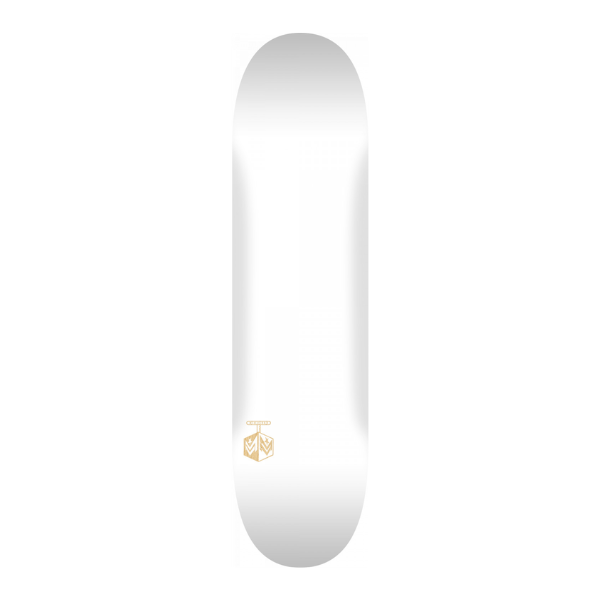 Mini Logo Chevron Detonator Solid White 8.0" Deck