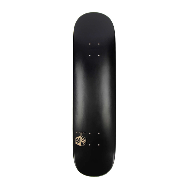 Mini Logo Chevron Detonator Solid Black 8.25" Deck